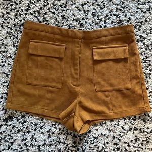 Forever 21 High Rise Shorts Mustard